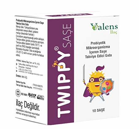 Twippy Saşe 10 lu - Twippy Probiyotik Saşe