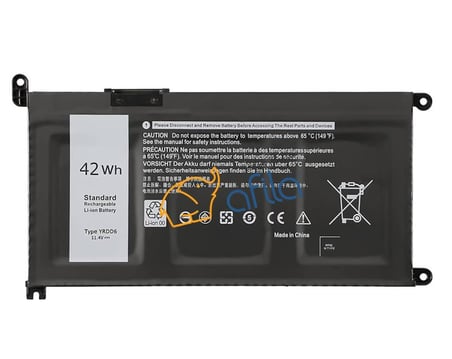 Dell inspiron 5585, 5590, YRDD6 Notebook Bataryası, Laptop Pili / RDL-215