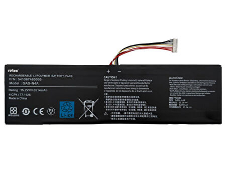 RETRO Gigabyte G-Style GAG-N4A Notebook Bataryası