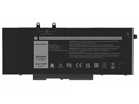 RETRO Dell Latitude 5401, 5501 Notebook Bataryası - 4 Cell - 15.2V