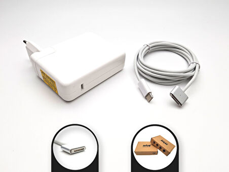 RETRO Apple MacBook 140W USB-C PD Adaptör RPA-AC327