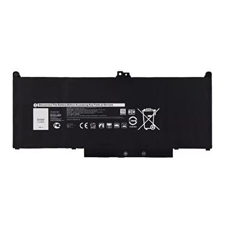 RETRO DELL LATİTUDE 5300, 7300, MXV9V NOTEBOOK BATARYASI - VER.2 - 4 CELL