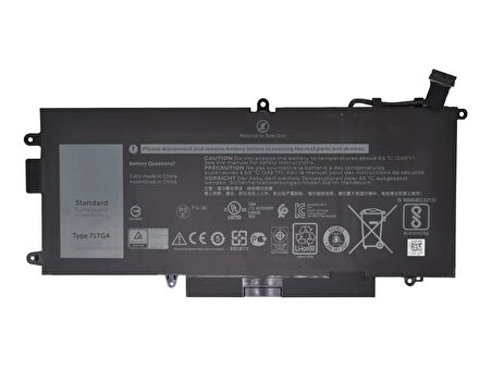 RETRO Dell Latitude 5289 2-in-1, K5XWW Notebook Bataryası