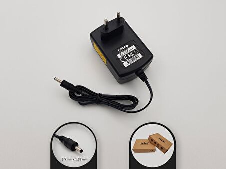 RETRO 12V 3A 36W 3.5x1.35mm Notebook Adaptör RPA-AC204