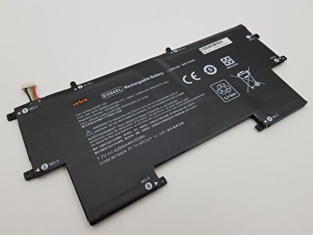 RETRO Hp EliteBook Folio G1, EO04XL Notebook Bataryası - Ver.1 (Beyaz Soket)