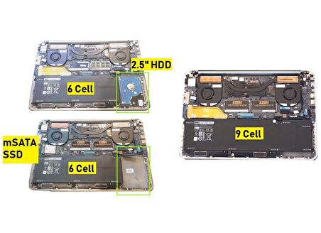 RETRO Dell Precision M3800, XPS 15-9530, T0TRM Notebook Bataryası - 9 Cell
