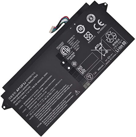 RETRO Acer Aspire S7-391, AP12F3J Notebook Bataryası