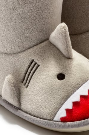 Twigy New Shark Çocuk Ev Botu Gri 30/35