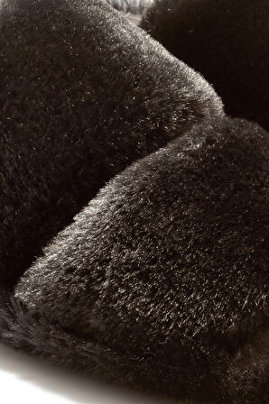 Twigy Siyah Kadın Panduf Terlik CC0172