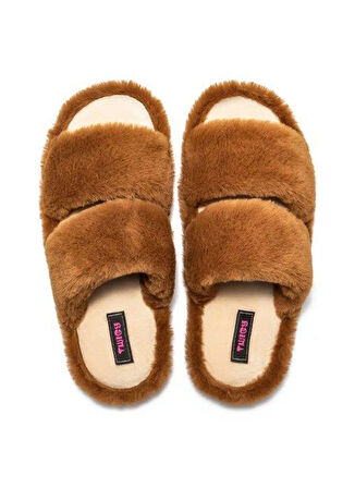 Twigy Kahve Kadın Ev Terliği CC0173