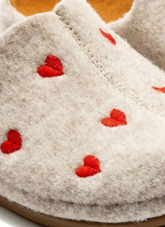 Twigy Gri Kız Çocuk Ev Ayakkabısı TW BUKET