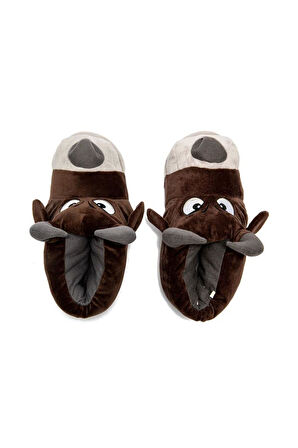 Twigy EE0511 TW TORO Erkek Hayvanlı Panduf Kahve 41-46 