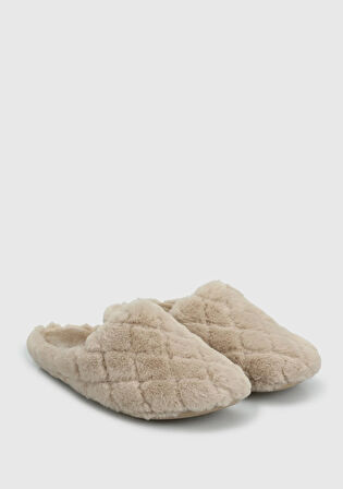 Bej Kadın Ev Terliği