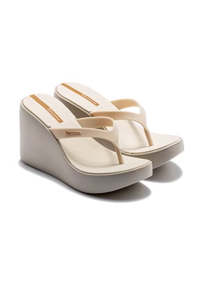 İpanema High Fashion Fem Kadın Parmak Arası Terlik Bej 35/40