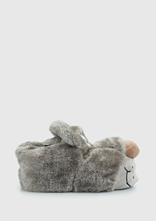 Gri Erkek Çocuk Ev Terliği