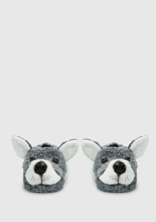 Gri Erkek Ev Terliği