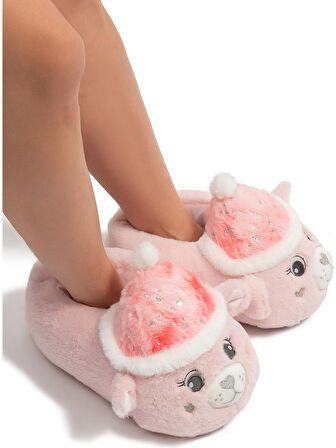 TWIGY TW ROZA PEMBE KADIN HAYVANLI PANDUF 36/41