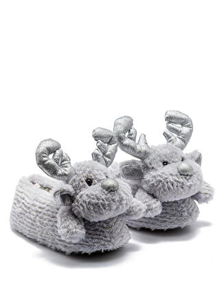 Twigy Gri Kadın Panduf AA0646B