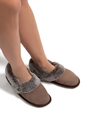 TWIGY TW NİKİ KAHVERENGİ KADIN EV AYAKKABI 37/41