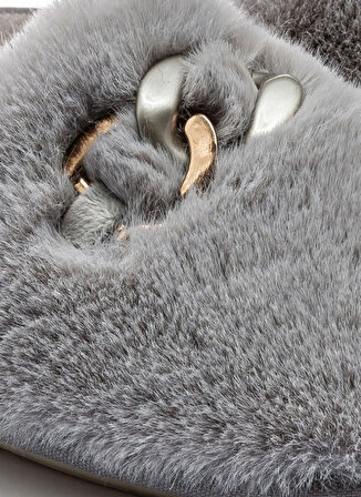 Twigy Gri Kadın Ev Terliği GG0150