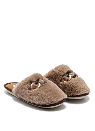 Twigy Bej Kadın Ev Terliği GG0151