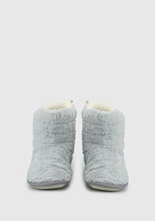 Gri Kadın Ev Terliği