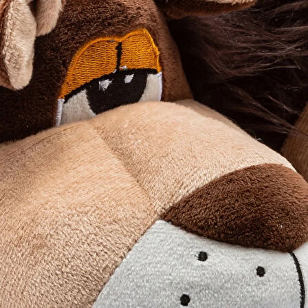 Twigy GG0513 Tw Aslan Kahve Hayvan Figürlü Erkek Panduf