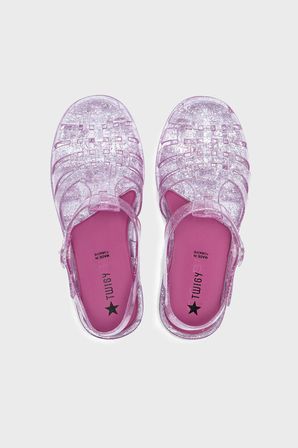 Twigy Tw Carolina Kemerli Kafes Tasarımlı Sandalet Bayan SANDALET HH0834 PEMBE SİMLİ