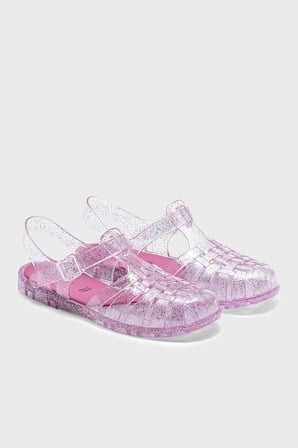 Twigy Tw Carolina Kemerli Kafes Tasarımlı Sandalet Bayan SANDALET HH0834 PEMBE SİMLİ