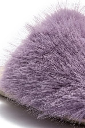 Twigy Ella Peluş Kadın Ev Terliği Lila 37/41