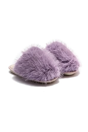 Twigy Ella Peluş Kadın Ev Terliği Lila 37/41