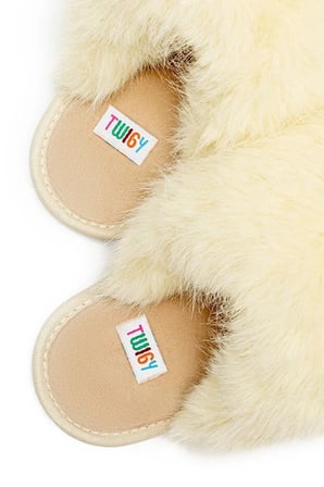 Twigy Ella Peluş Kadın Ev Terliği Sarı 37/41