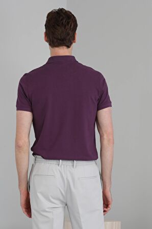 Laon Spor Polo Erkek Tişört Bordo