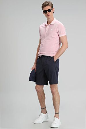 Vernon Spor Polo Erkek Tişört Açık Pembe