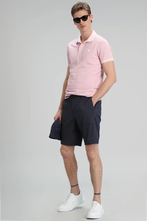 Vernon Spor Polo Erkek Tişört Açık Pembe