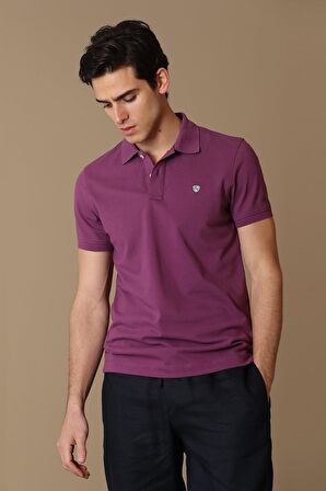 Lufian Erkek Laon Spor Polo Yaka T-Shirt 627111040091 Bordo