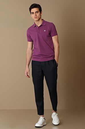 Lufian Erkek Laon Spor Polo Yaka T-Shirt 627111040091 Bordo