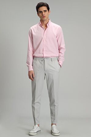 Danıel Erkek Smart Casual Gömlek Comfort Slim Fit Pembe
