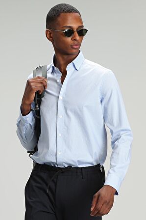 Harry Erkek Smart Gömlek Comfort Slim Fit Mavi
