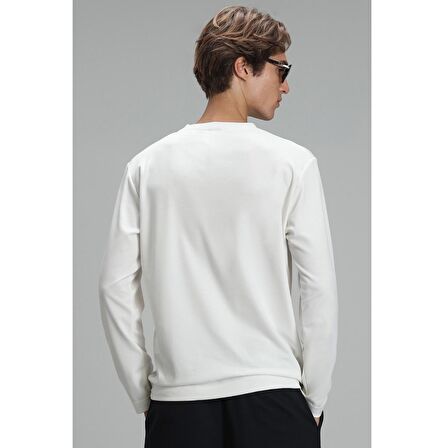 Lufian Erkek Carter Uzun Kollu T-shirt