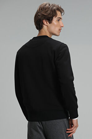Lufian Erkek Edwın Sweatshirt 627112030076 Siyah