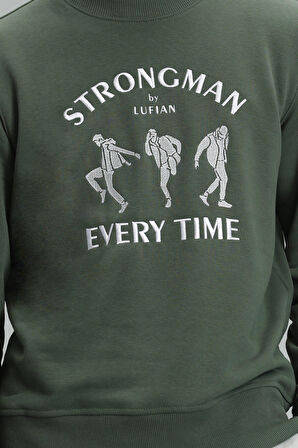 Lufian Erkek Edwın Sweatshirt 627112030076 Yeşil