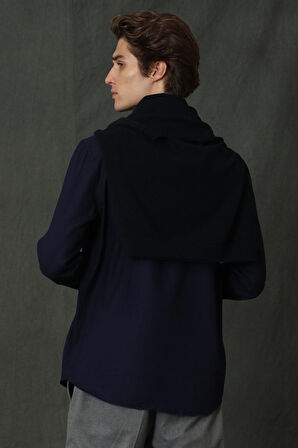 Vıana Erkek Basic Gömlek Comfort Slim Fit Lacivert