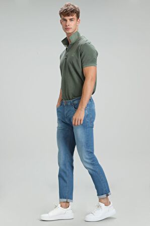 Gary Smart Jean Erkek Pantolon Slim Fit Mavi