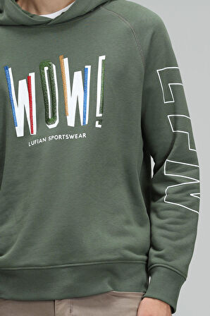 Lufian Erkek Harvey Sweatshirt 627112030082 Yeşil
