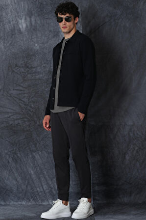 Lufian Erkek Pıata Spor Chino Slim Fit Pantolon 627112190261 Antrasit