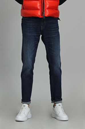 Joan Smart Jean Erkek Pantolon Slim Fit Mavi