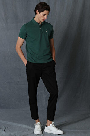 Aden Smart Erkek Chino Pantolon Slim Fit Siyah