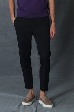 Glen Jogger Pantolon Slim Fit Lacivert