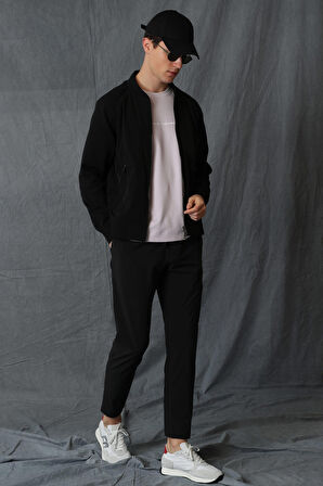 Jose Smart Erkek Chino Pantolon Slim Fit Siyah